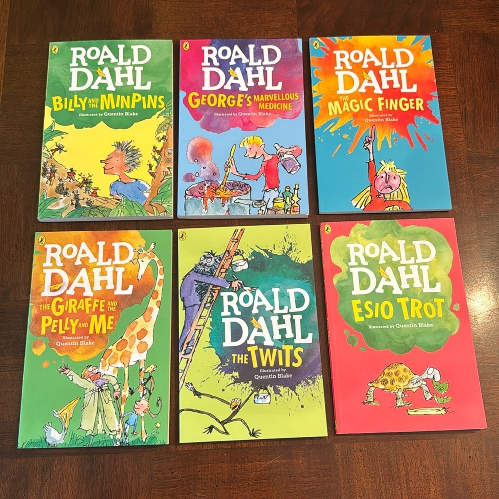 Roald Dahl Set of 6 Books New Worlds #1 Storyteller